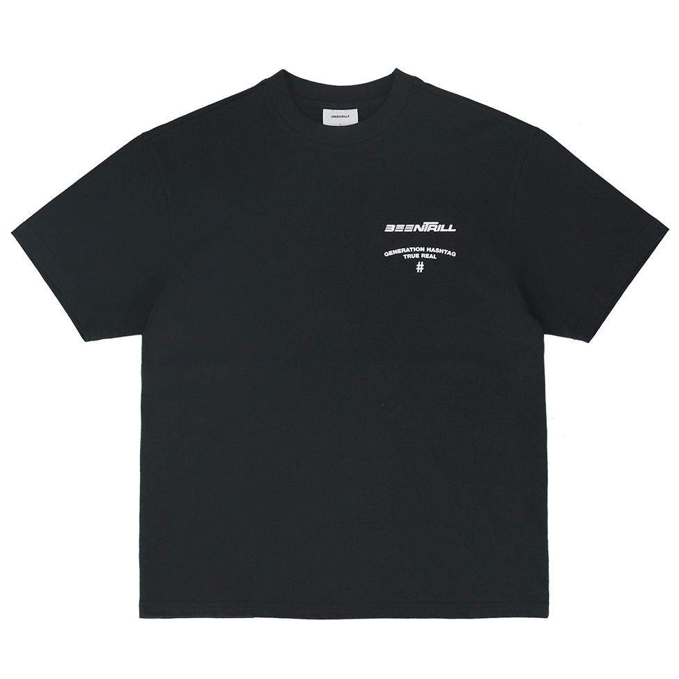 BEENTRILL Green Taping Hashtag Overfit Tee – ETRENDIPOH(SDNBHD)